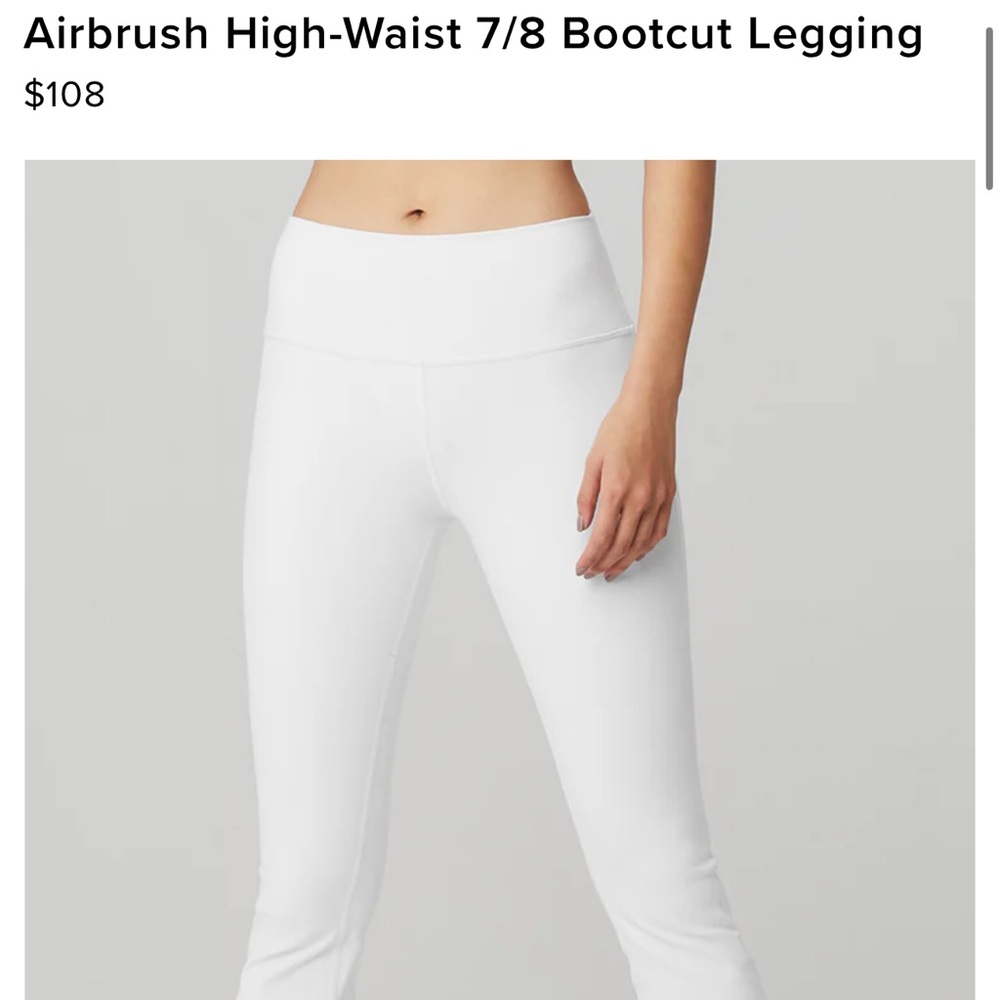 Airbrush High-Waist 7/8 Bootcut Leggings